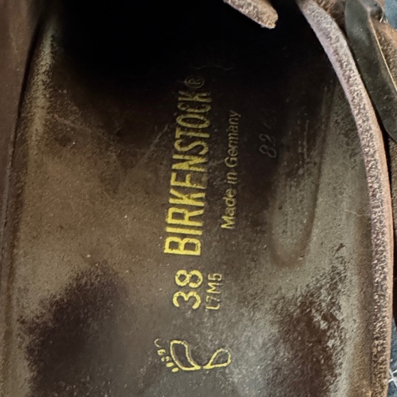 Birkenstock Boston 38 Brown Slip-On Clogs - Picture 3 of 8